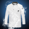 Color Blocked Long Sleeve Chef's Jacket