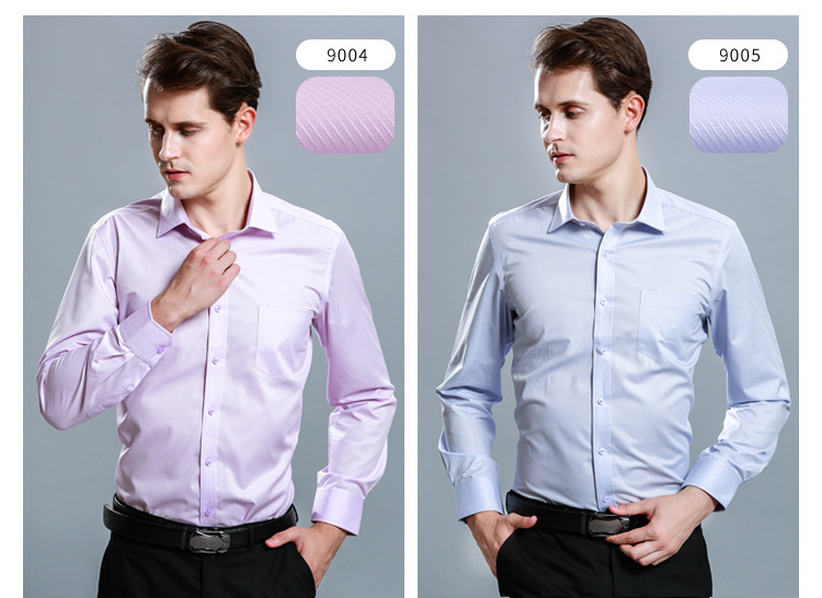 Men's Premium Long Sleeve Business Shirt (2)