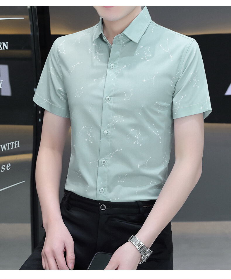 Casual Short Sleeve Summer Mens Polo Shirt (3)