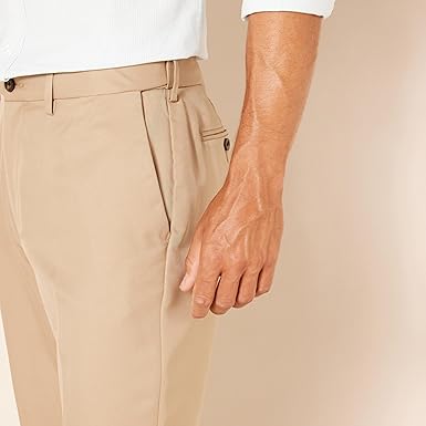 Mens Classic Fit Adjustable Waist Suit Pants (11)