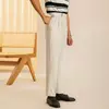 Mens Slim Fit Pleated Business Dress Pants