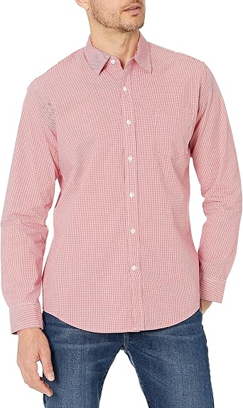 Mens Regular Fit Poplin Business Formal Shirt