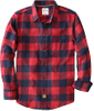 100% Cotton Plaid Long Sleeve Casual Shirt