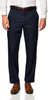Mens Classic Flat Front Adjustable Waist Suit Pants