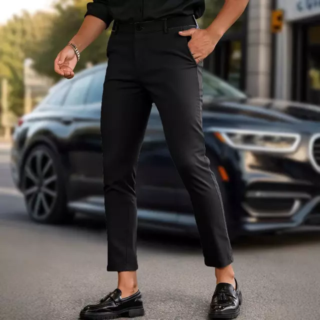 Summer Lightweight Drape Slim Fit Dress Pants