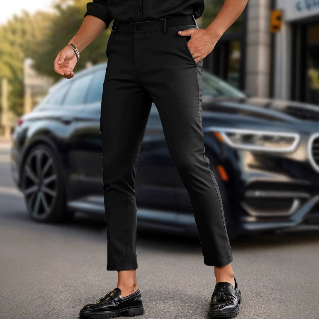 Summer Lightweight Drape Slim Fit Dress Pants