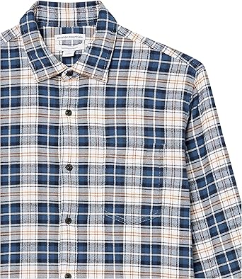 Mens Slim Fit Business Casual Flannel Shirt (13)
