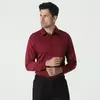 Solid Color Business Casual Mens Shirt