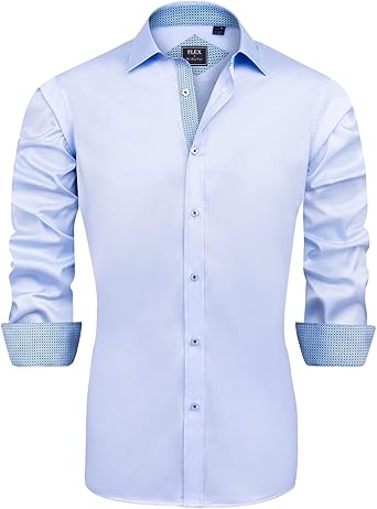 Regular Fit Patterned Stretch Mens Shirt (3)