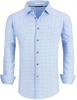 Mens Printed Stretch Wrinkle Resistant Business Shirt