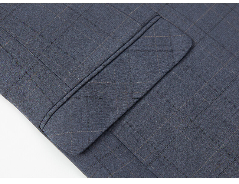 Mens Plaid Business Suit (6)