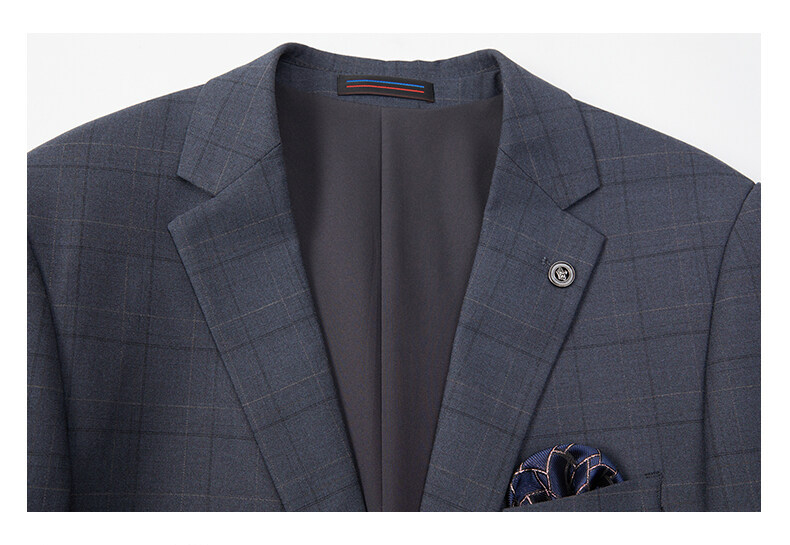 Mens Plaid Business Suit (7)