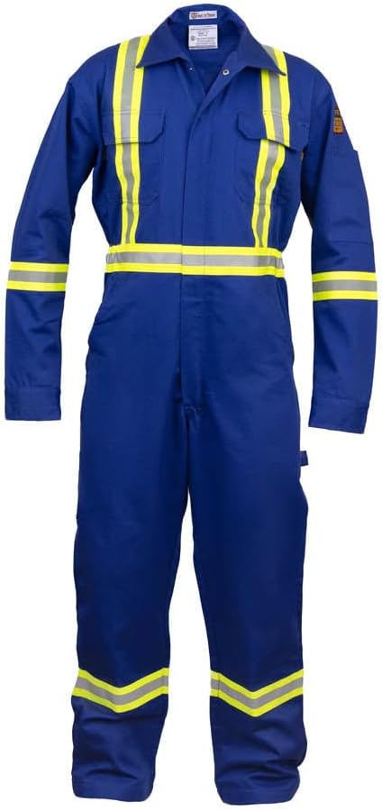 Flame Resistant FR High Visibility Hi Vis Coverall