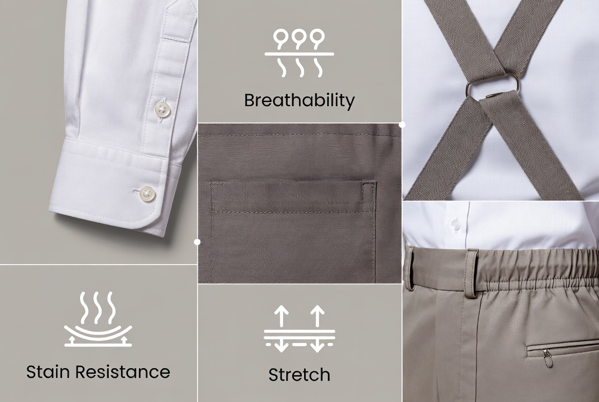 Waiter Uniform Fabric And Fit Guide Waiter Uniform Fabric And Fit Guide