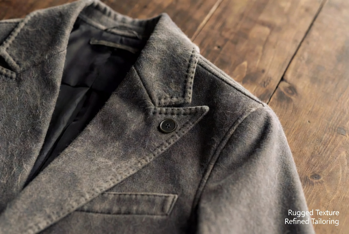 Moleskin Fabric Detail And Tailoring