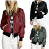 Women's Solid Zip Up Spring Autumn Jacket