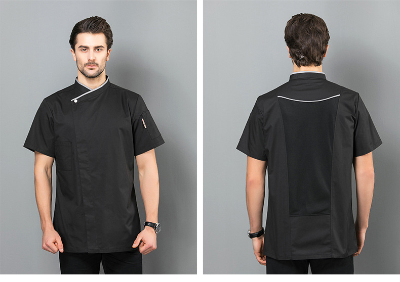 Custom Logo Summer Chef Workwear Set (2)