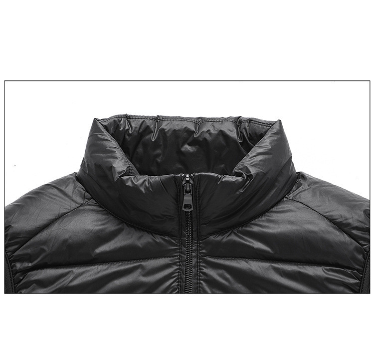 Mens Winter Fleece Lined Stand Collar Gilet (4)
