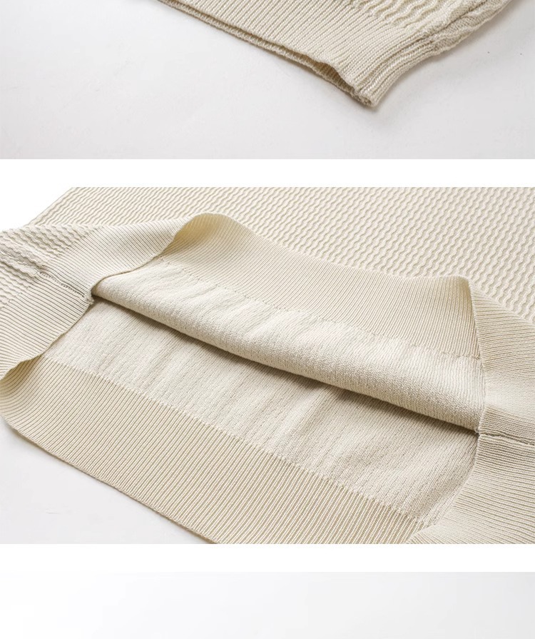 Mens Ice Silk V-Neck Slim Business Polo (3)
