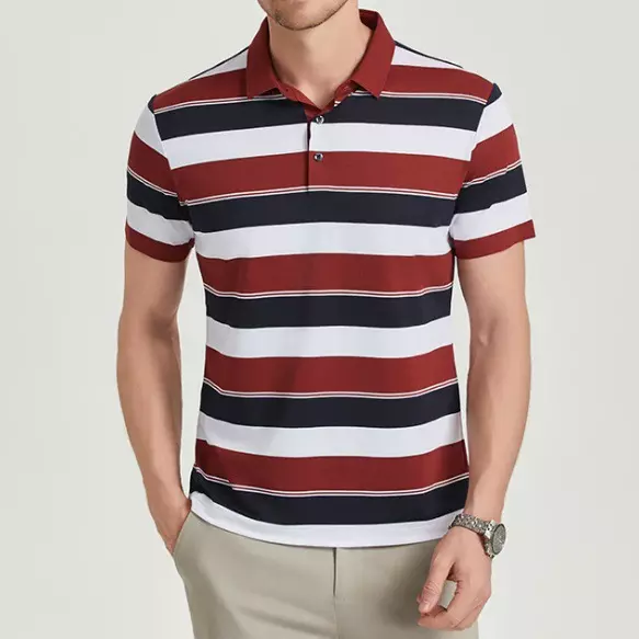 Mens Breathable Outdoor Casual Summer Polo Shirt