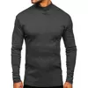 Mens Winter Fleece High Neck Thermal Base Layer