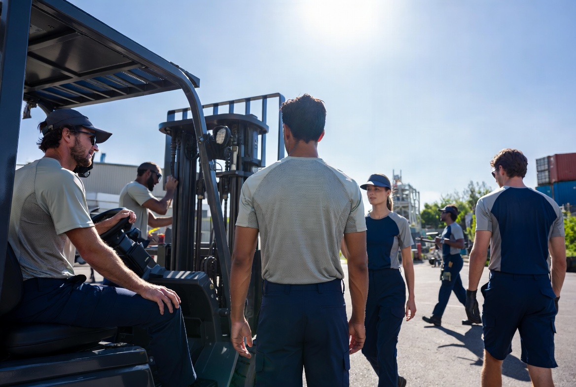 Outdoor Crew In Performance Summer Workwear