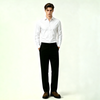 Mens Solid Crease Resistant Uniform Shirt