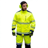 Mens Hi Vis Reflective Polyester Work Suit