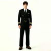 Mens Aviation Pilot Captain Uniform Suit