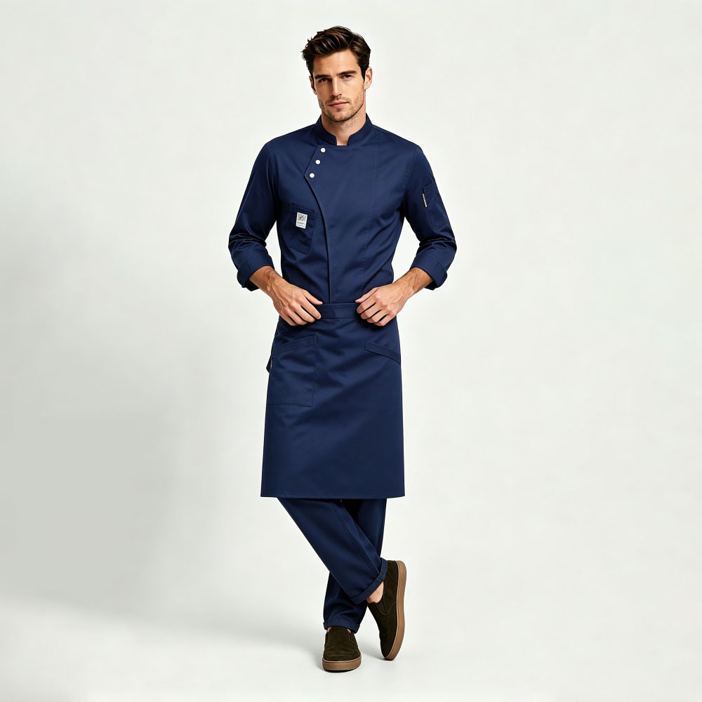 Unisex Long Sleeve Autumn Winter Chef Coat