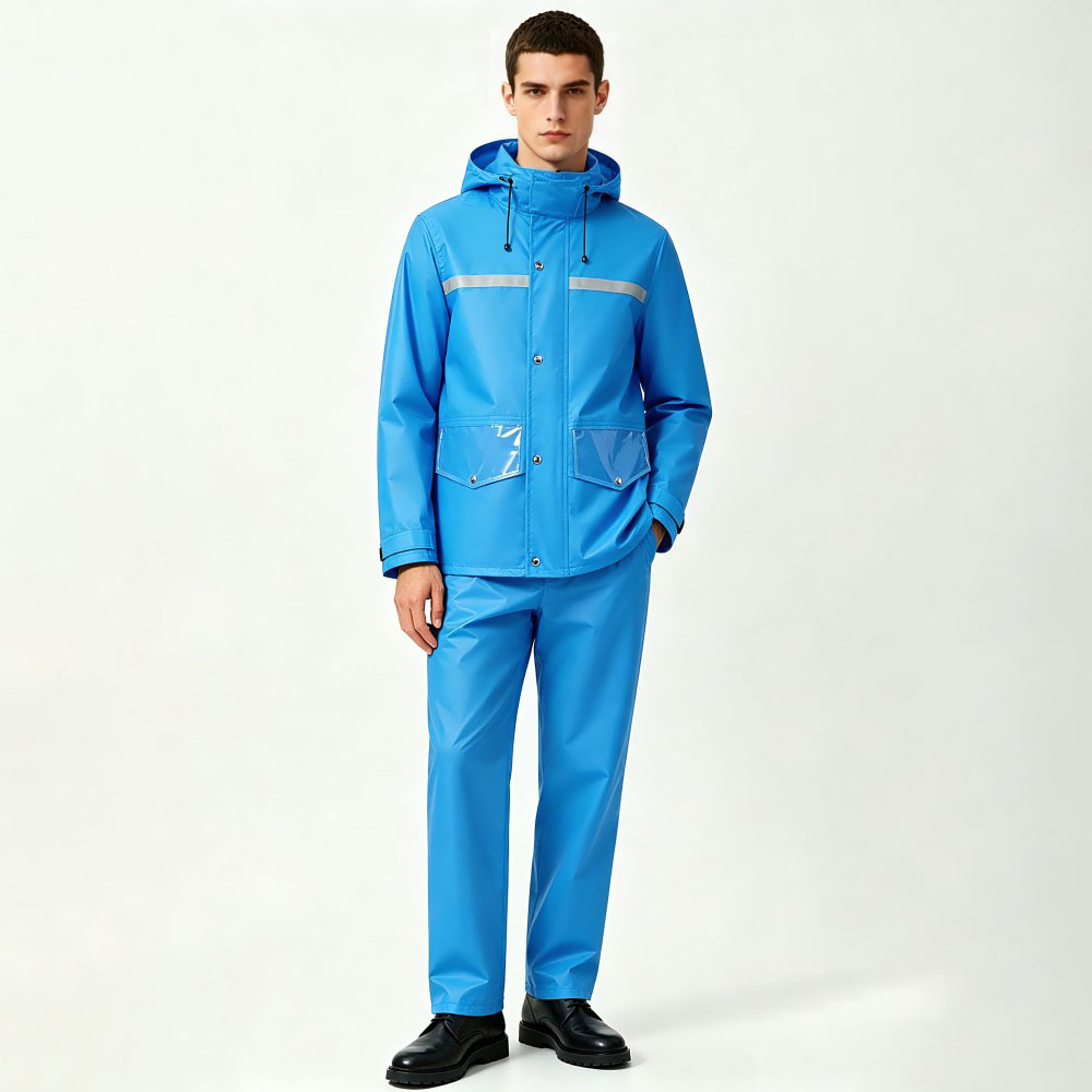 Unisex Reflective Waterproof Windproof Rain Suit