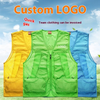 Mens Summer Mesh Custom Printed Work Vest
