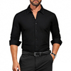 Mens Solid Easy Care Business Commute Shirt