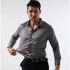 Mens Non Iron Stretch Business Dress Shirt