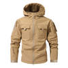 Mens Fleece Hooded Mountain Winter Jacket