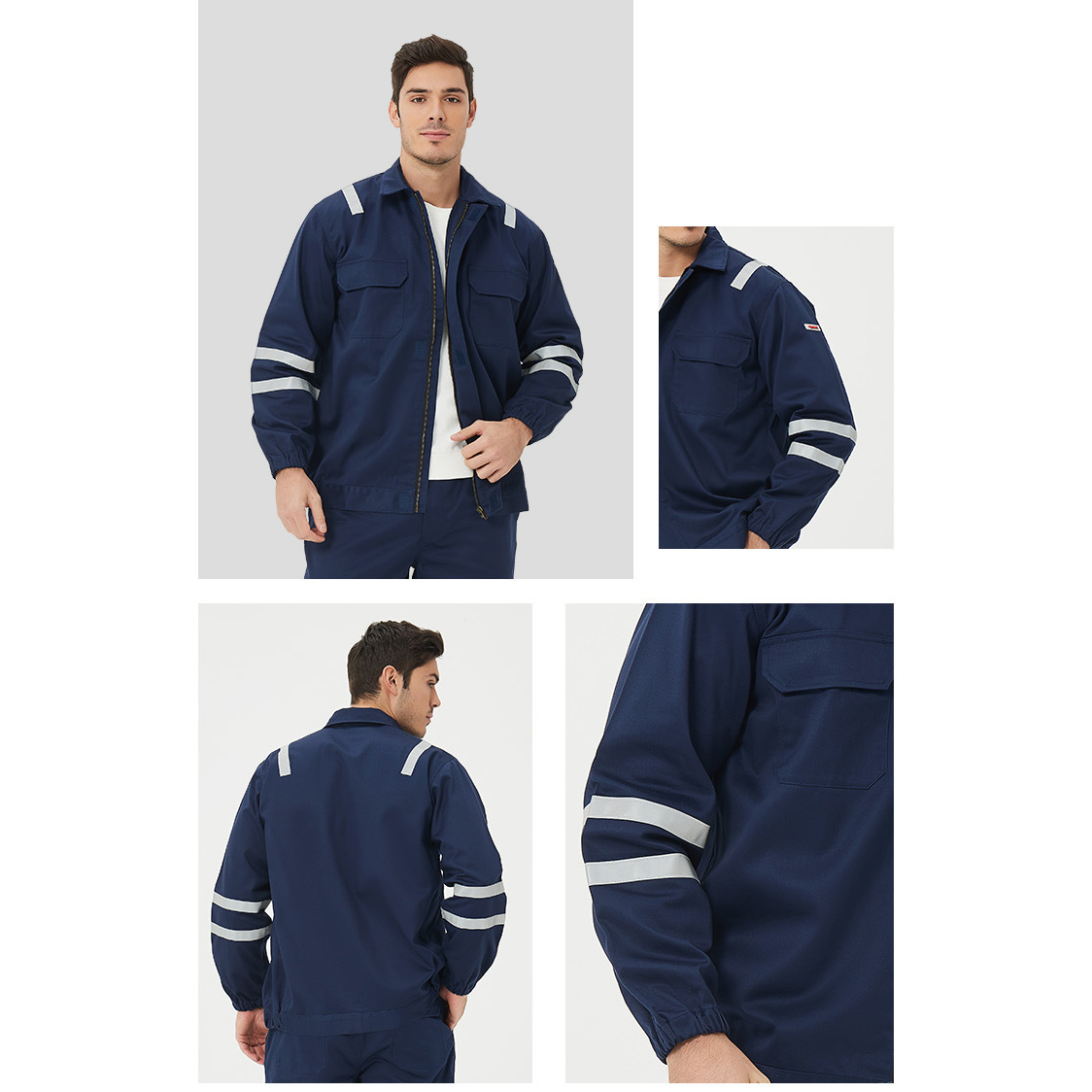 Navy Blue Flame-Resistant Welding Workwear (1)