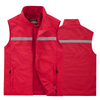 Fluorescent Work Vest with Reflective Strips