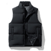 Stand-Up Collar Sleeveless Thermal Vest