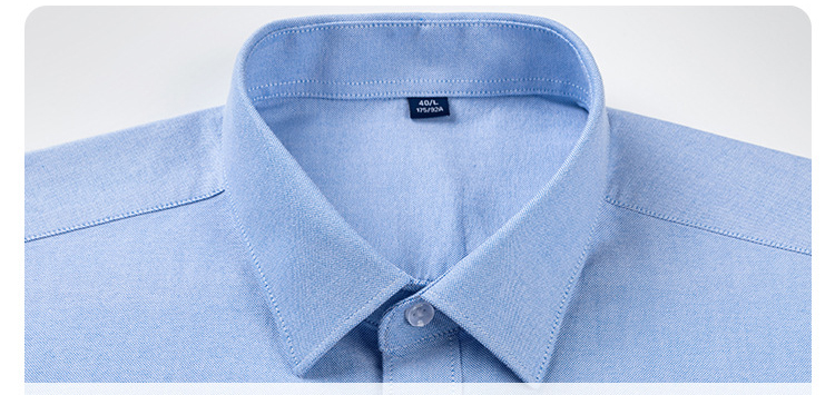 100% Cotton Long Sleeve Casual Wrinkle Free Shirt (2)