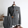 Slim-Fit Grey Blazer Smart Casual