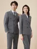 His Hers Double Breasted Business Suits