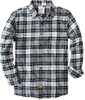 100% Cotton Plaid Long Sleeve Casual Shirt