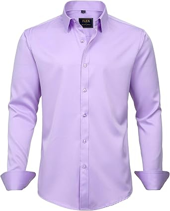 Regular Fit Stretch Business Mens Shirt