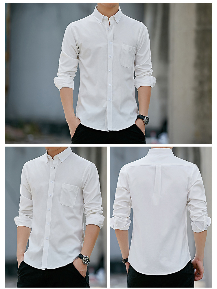 Classic Oxford Long Sleeve Mens Shirt (2)