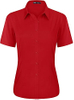 Striped Easy Iron Womens Blouse Shirt