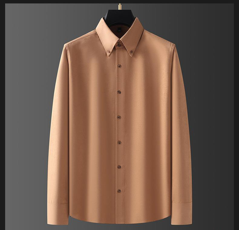 Mens Slim Fit Non Iron Business Casual Shirt (3)