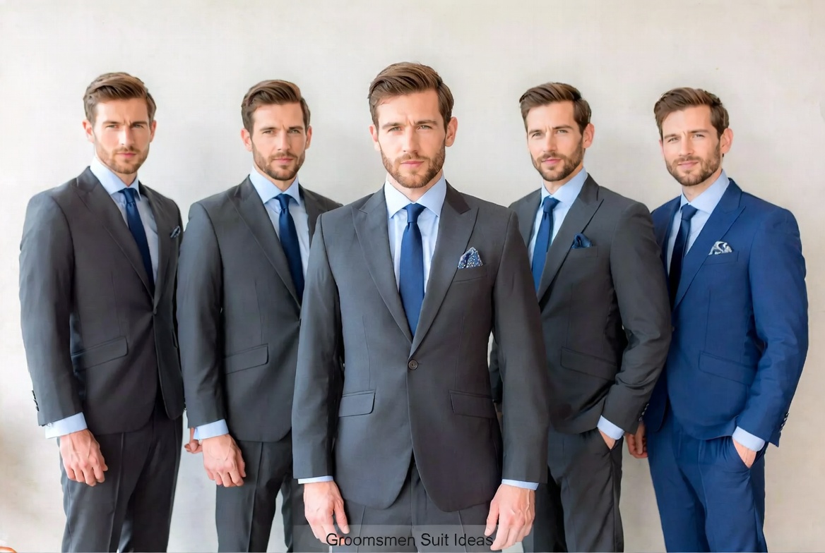 Groomsmen Suit Lineup