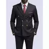 Men's Double-Breasted Two-Piece Set - Smart Casual And Business Formal