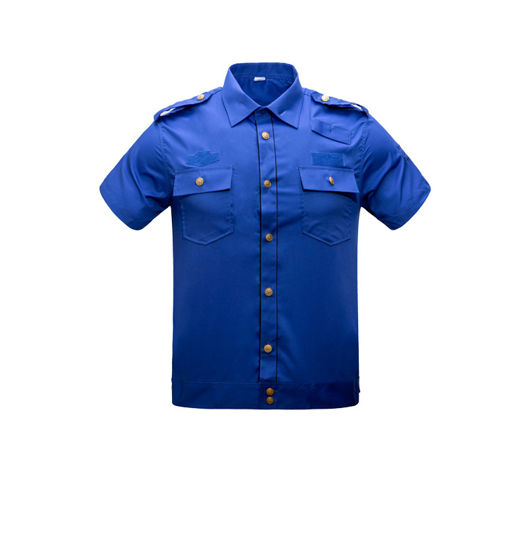 Blue Railway Security Summer Work Shirt Set (2)