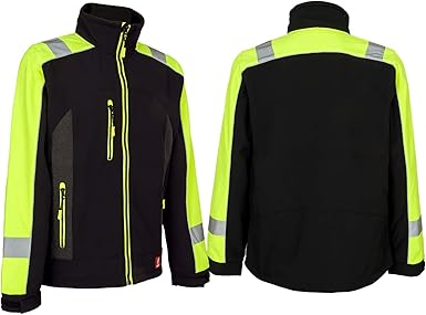 Winter Fleece Lined High Vis Safety Jacket